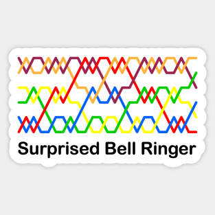 Bell Ringer Bellfast Surprise Minor Ringing Method Sticker